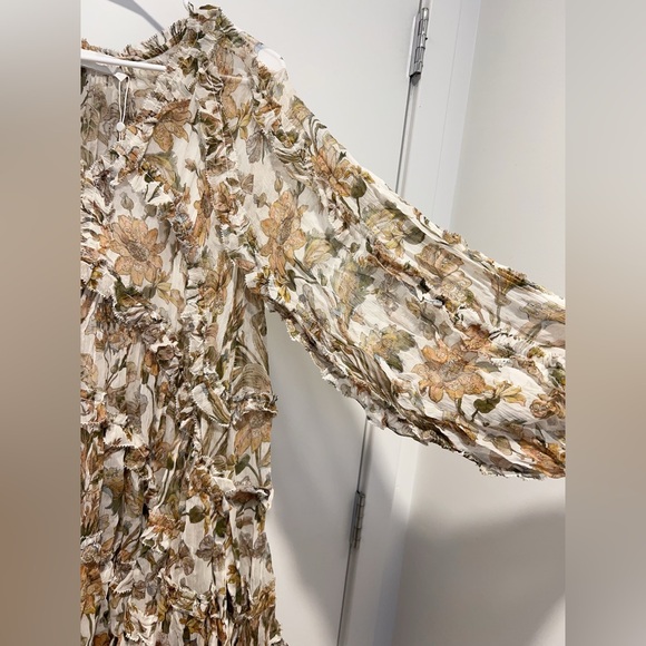 NWT AU2 Zimmermann Chintz Floral Frill Minidress - Picture 9 of 16